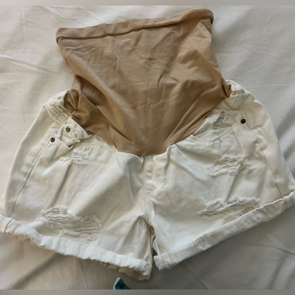Articles of Society Maternity Denim Shorts
